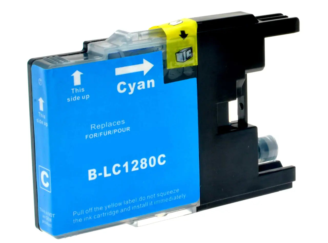 Brother LC1280XLC cyan printerpatron 18ml – alternativ – LC1280XLC