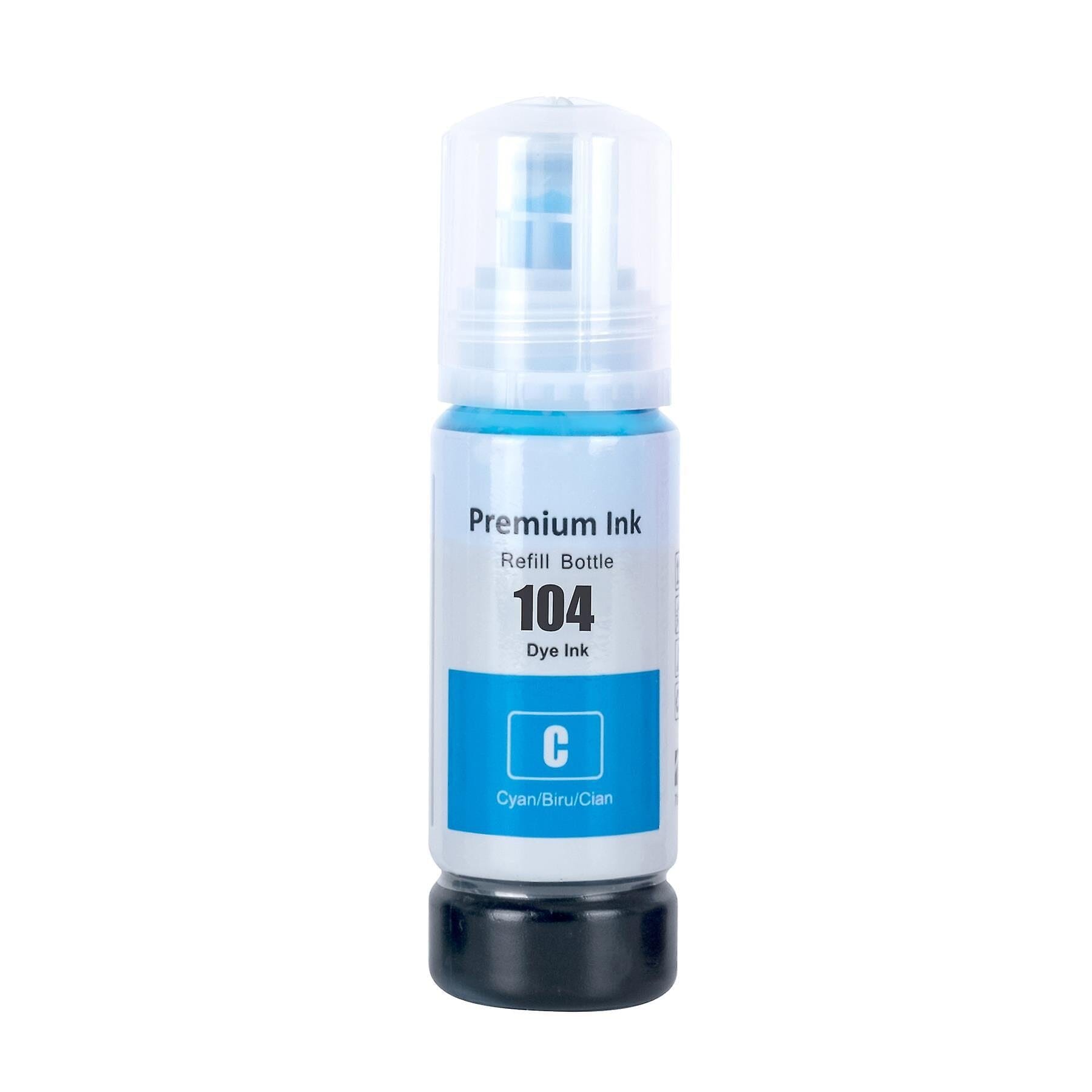 Epson 104 cyan refill 70 ml C13T00P240 – alternativ