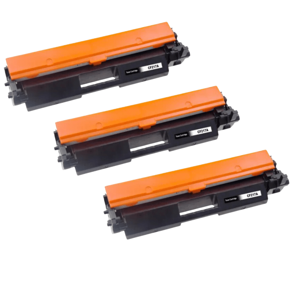 Pakke sæt 17A - 3x sort toner 4.800 sider alternativ – CF217A