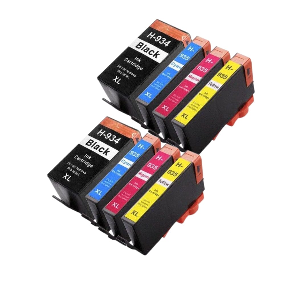 Pakke sæt HP 934XL / 935XL – 4 farver 2 x BK-C-M-Y – alternativ – 196 ml