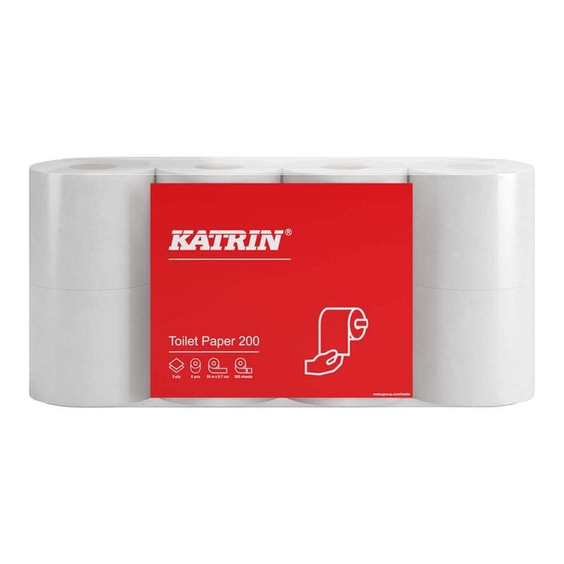WC Papir Katrin 181402 Classic 200 2 lag 200 ark - 64 toiletruller